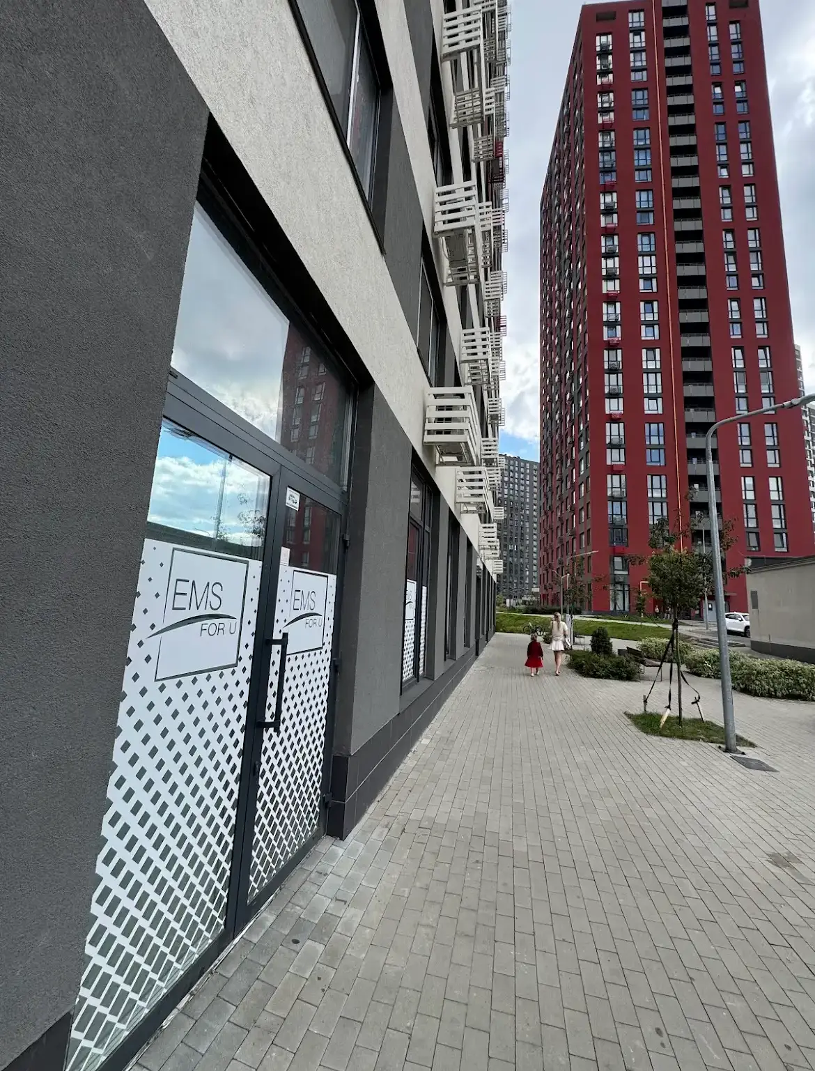 Місцезнаходження студії EMS у ЖК Варшавський Плюс